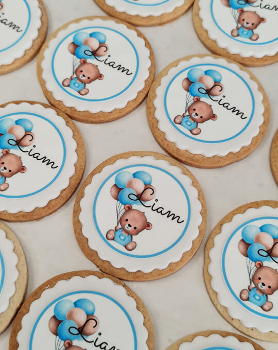 Galletas personalizadas para bautizos cumpleaños bodas y eventos