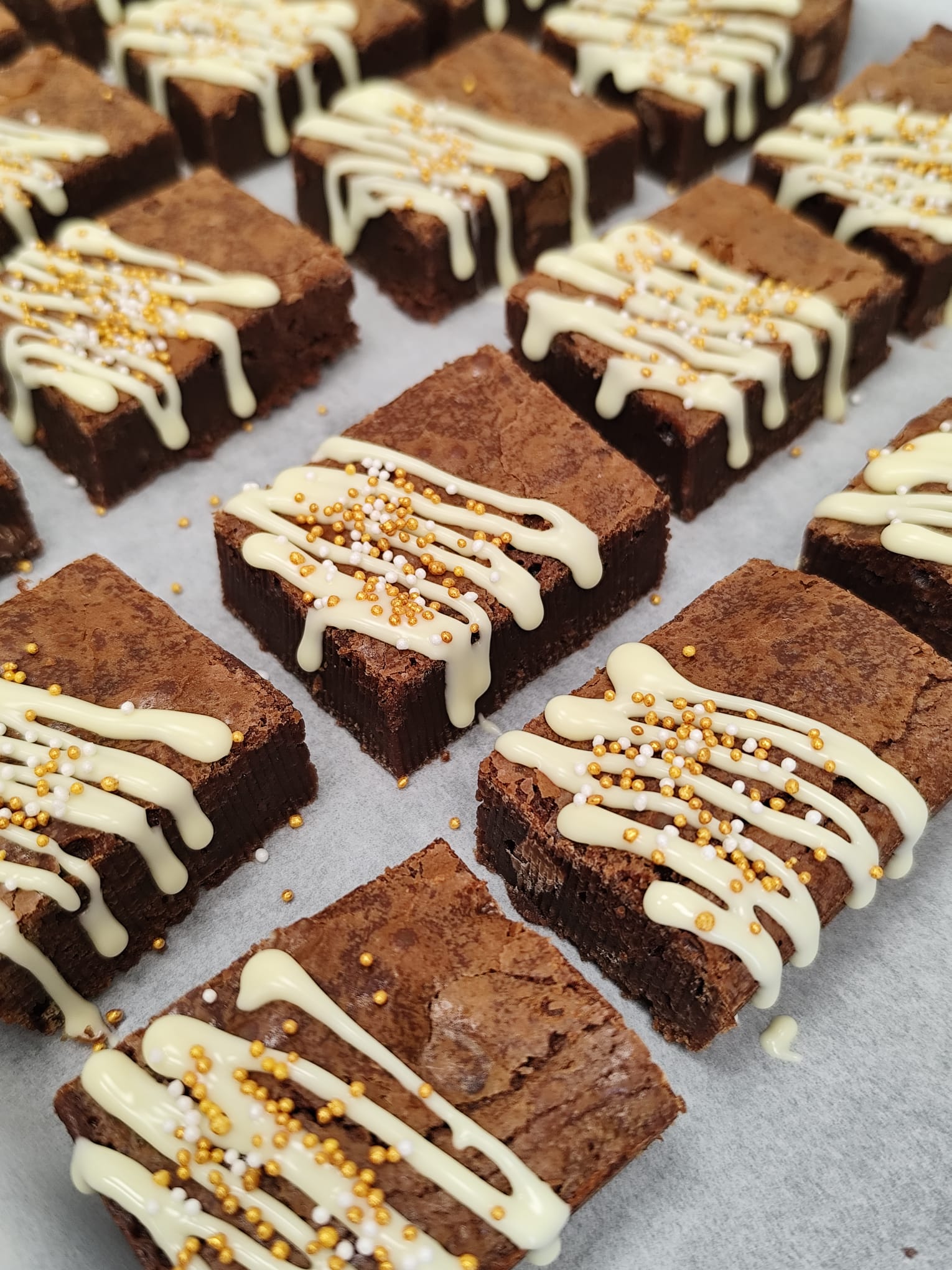 Brownie decorado